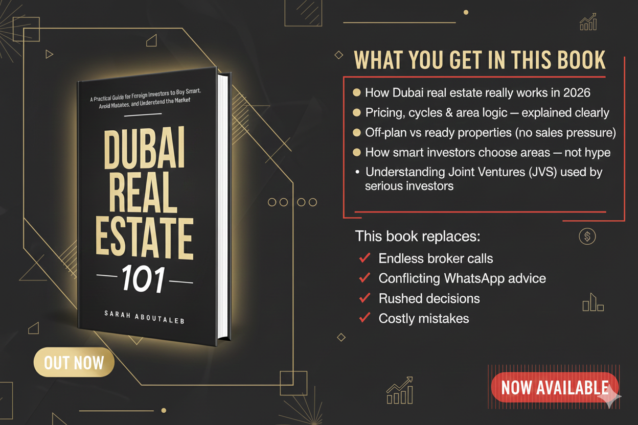 Dubai Real Estate 101 - 2026 Investor Guide ( PDF) By Sarah Aboutaleb